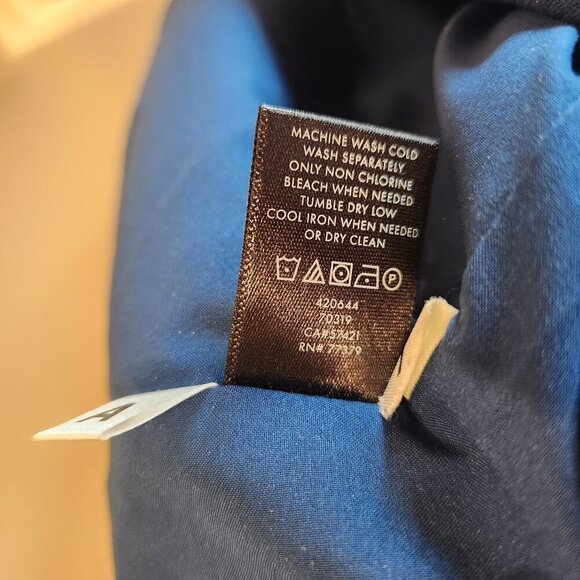 Ann Taylor Sheath Dress Bright Navy Sleeveless - Size 10 - Picture 7 of 7